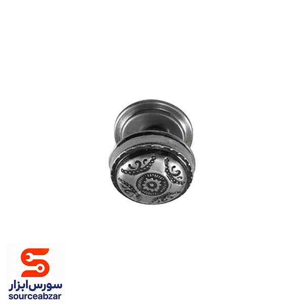 دستگیره حیاطی تک پیچ نقره ای شاهد