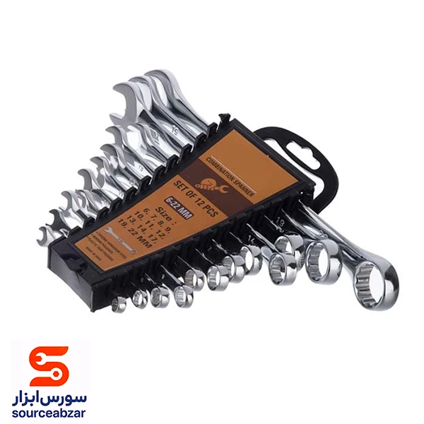 ست 12 عددی آچار یک سر رینگی مدل 250