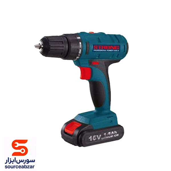 دریل پیچ گوشتی شارژی استرانگ 16 ولت مدل STG2216