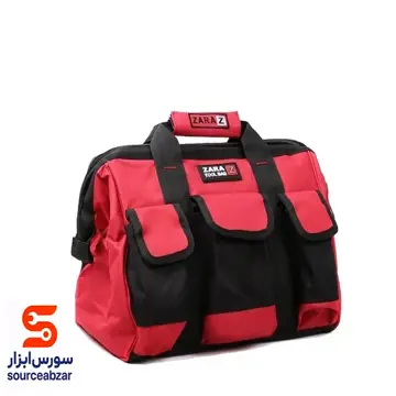 کیف ابزار زارا مدل 108 پرو با 8 عدد محفظه برزنتی