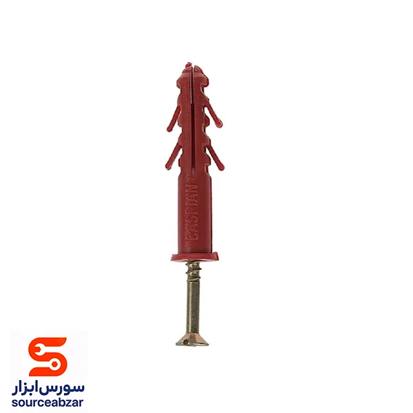 بسته 20 عددی پیچ و رولپلاک لبه دار کاسپین سایز 6