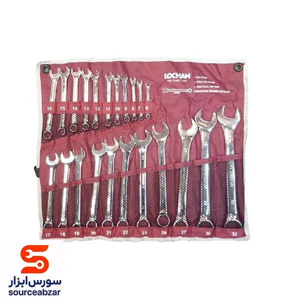 ست 22 عددی آچار یک سر رینگی لوچان
