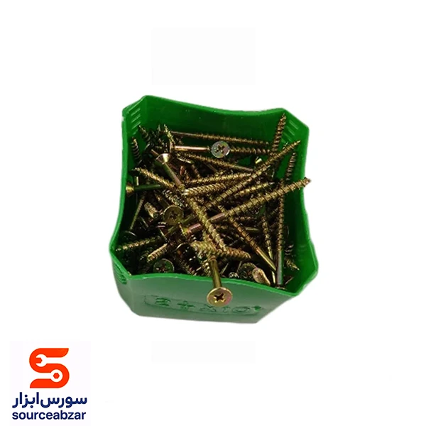 پیچ چوب چهارسو 6 سانت 10*2.5 بسته 144 عددی