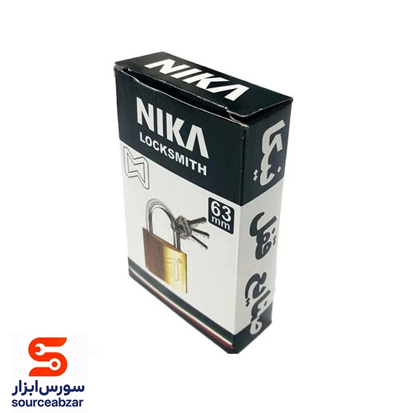 قفل آویز نیکا سایز 63
