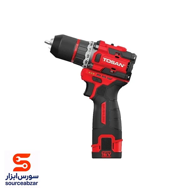 دریل پیچ گوشتی شارژی براشلس توسن 16 ولت مدل 9616BS
