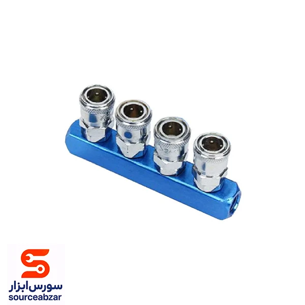 کوپلینگ باد چهار راهی 1/4 اینچ