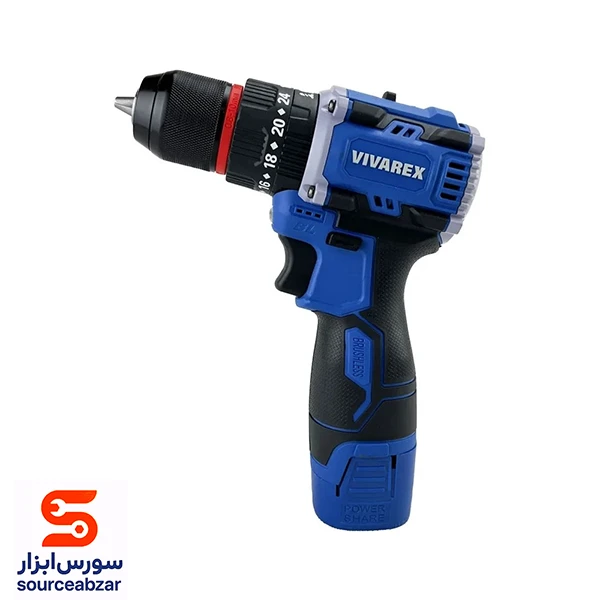 دریل پیچ گوشتی چکشی شارژی براشلس ویوارکس 16.8 ولت مدل VR1608-BLX
