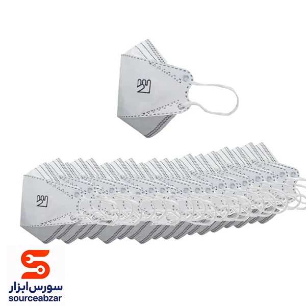 بسته 25 عددی ماسک سه بعدی 5 لایه مدل KF94