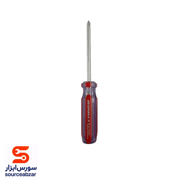 پیچ گوشتی چهارسو آیرون مکس 10 سانتی سایز 6