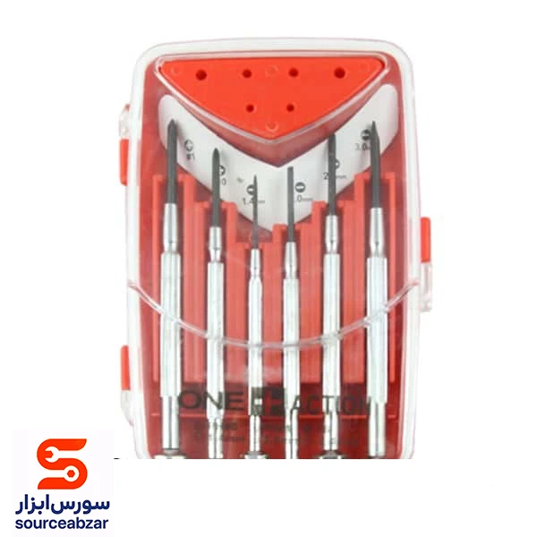 ست 6 عددی پیچ گوشتی ساعتی تولز