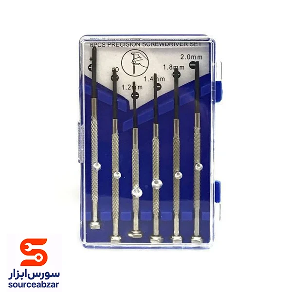 ست 6 عددی پیچ گوشتی ساعتی