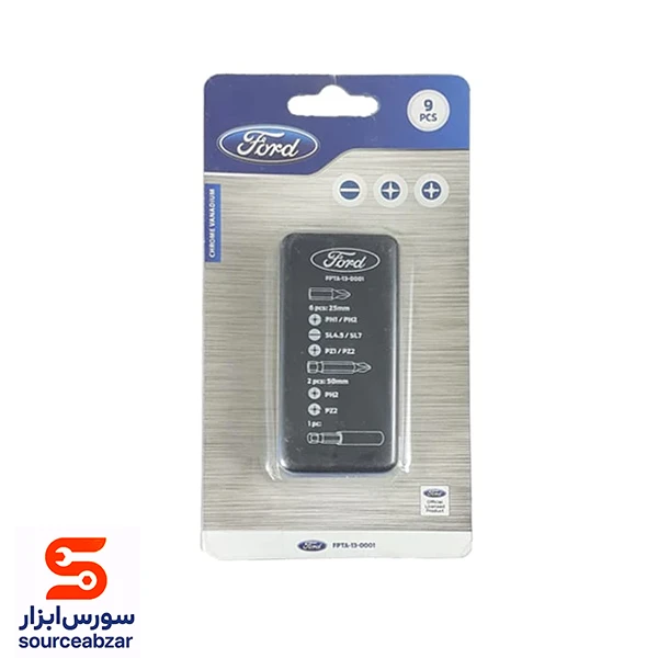 ست 9 عددی سری پیچ گوشتی فورد مدل FPTA130001