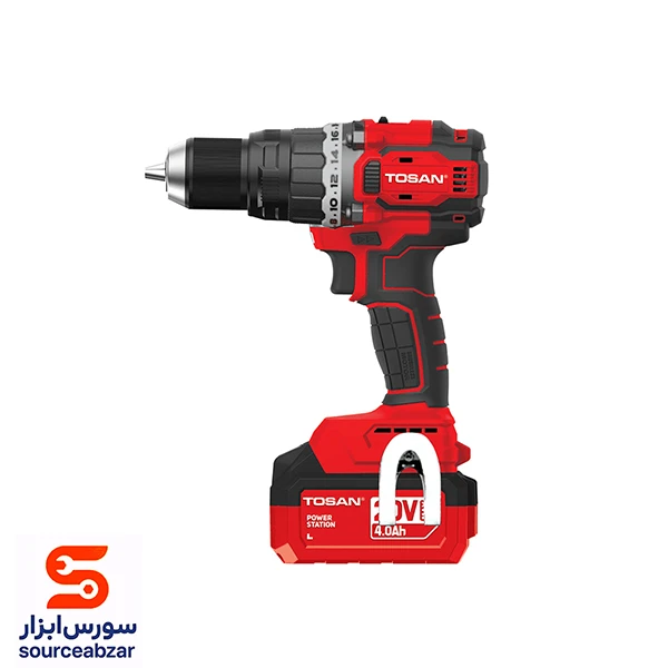 دریل پیچ گوشتی چکشی شارژی براشلس توسن 20 ولت مدل 9621BHS