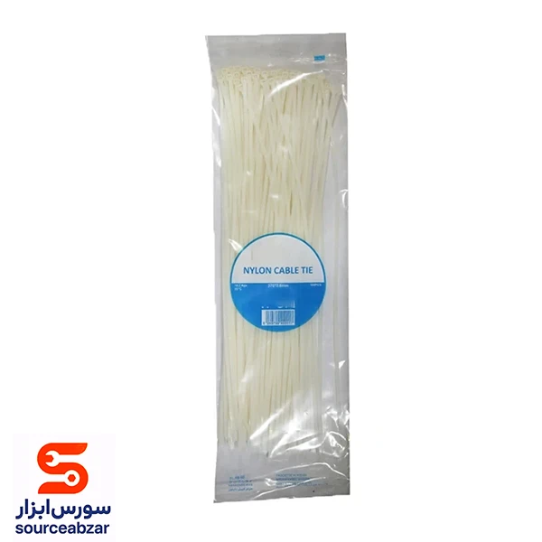 بست کمربندی سفید 37 سانتی سایز 3.6