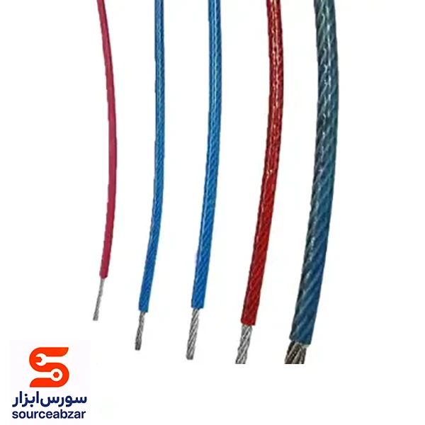 سیم بکسل روکش دار 10 متری سایز 8