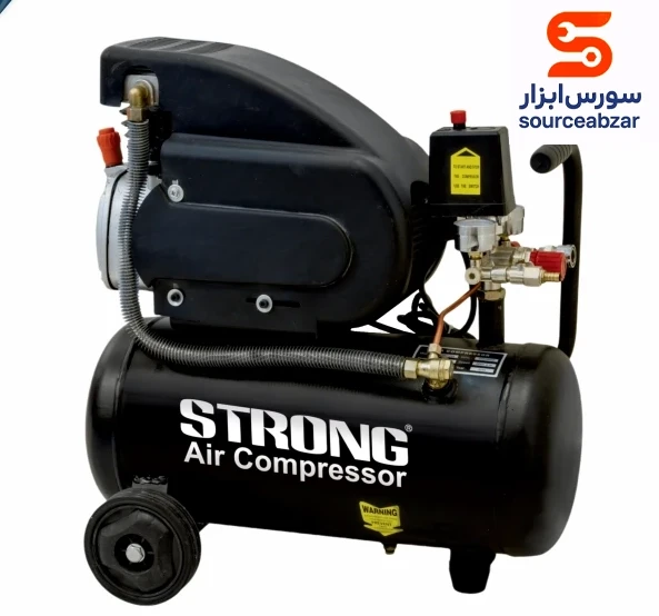 کمپرسور هوا روغنی 25 لیتری استرانگ Strong مدل STG25L